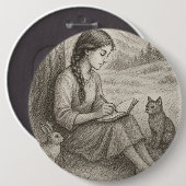 Flüsternde Erinnerungen Button (Vorne & Hinten)