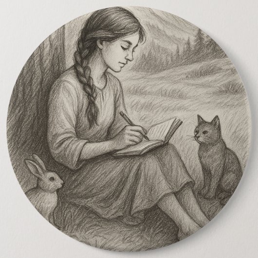 Flüsternde Erinnerungen Button (Vorderseite)