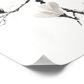 Flüsternde Magnolie Poster (Ecke)