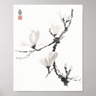 Flüsternde Magnolie Poster