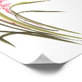 Flüsternde Orchidee Poster (Ecke)