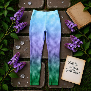 Flüsternde Pastelltal Leggings