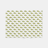 Flüsternde Salbeiblätter Fleecedecke (Vorderseite (Horizontal))