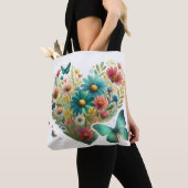 Flüsternde Schmetterlinge der Wildblumen Botanik Tasche (Von Nahem)