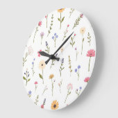 Flüsternde Wildnis Große Wanduhr (Winkel)