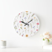 Flüsternde Wildnis Große Wanduhr (Zuhause)