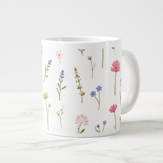 Flüsternde Wildnis Jumbo-Tasse (Vorderseite Rechts)