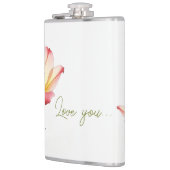 Flüsternde Zuneigung Lilies Flachmann (Links)