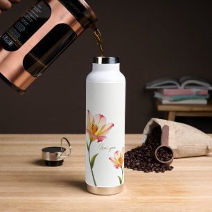 Flüsternde Zuneigung Lilies Trinkflasche