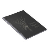 Flüsternde Zweige Botanisches Notizbuch Notizblock (Rechte Seite)
