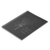 Flüsternde Zweige Botanisches Notizbuch Notizblock (Linke Seite)