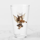 Flüsternden Saiten der Sonnenuntergangsfee. Glas (Rückseite)