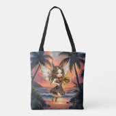 Flüsternden Saiten der Sonnenuntergangsfee. Tasche (Rückseite)