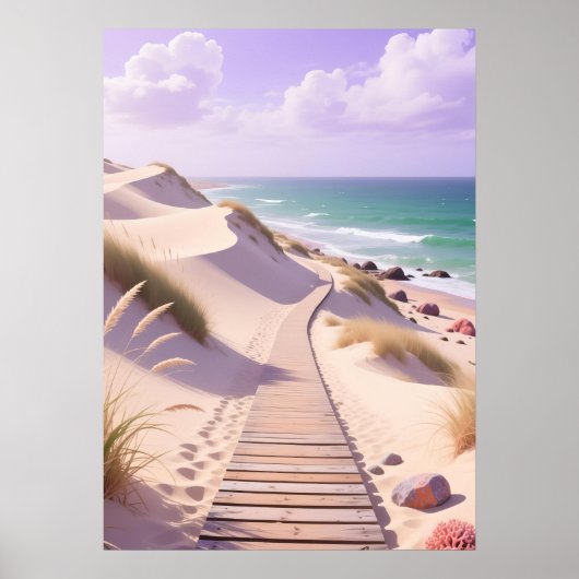 Flüsternder Gezeitenpfad Poster (Vorne)