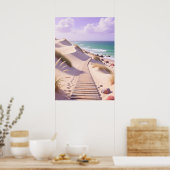 Flüsternder Gezeitenpfad Poster (Küche)