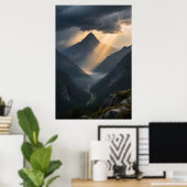 Flüsternder Nebel Poster (Heimbüro)