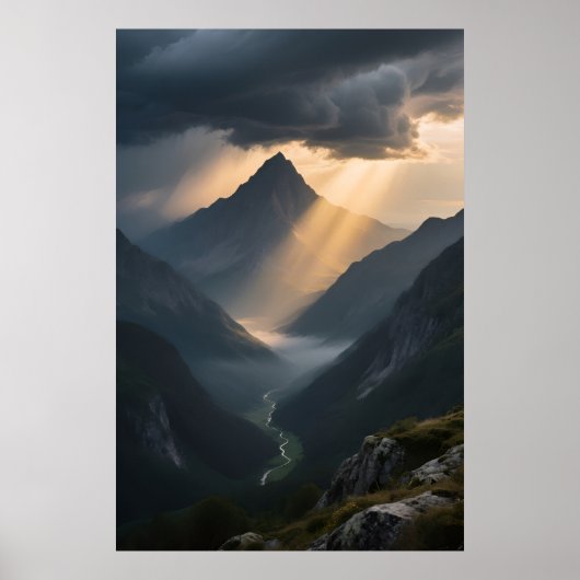 Flüsternder Nebel Poster (Vorne)