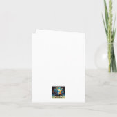 Flüsternder Wald Dankeskarte (Rückseite)