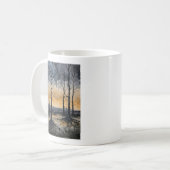 Flüsternder Wald Kaffeetasse (Vorderseite Links)