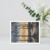 Flüsternder Wald Postkarte (Stehend Vorderseite)