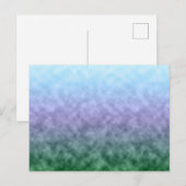 Flüsterndes Pastelltal Postkarte (Vorne/Hinten)