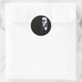 Flüsterne Knochen Runder Aufkleber (Tasche)