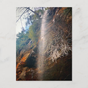 Flüsternfälle, Hocking Hills Ohio Postkarte