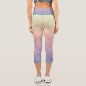 Flüsterpastelle Capri Leggings (Rückseite)