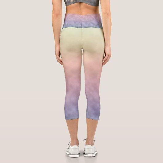Flüsterpastelle Capri Leggings (Rückseite)