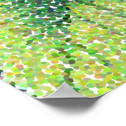 Flüsterrosa Poster (Ecke)