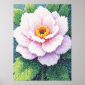 Flüsterrosa Poster (Vorne)