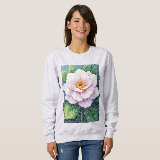 Flüsterrosa Sweatshirt (Vorne ganz)
