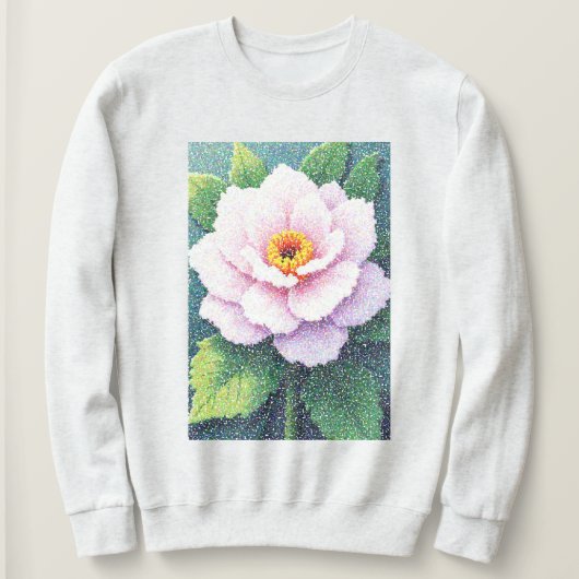 Flüsterrosa Sweatshirt (Design vorne)
