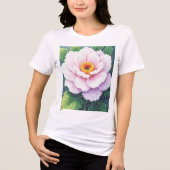 Flüsterrosa Tri-Blend Shirt (Vorderseite)