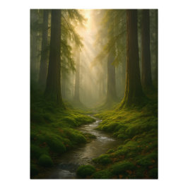 Flüsterwald Fotodruck