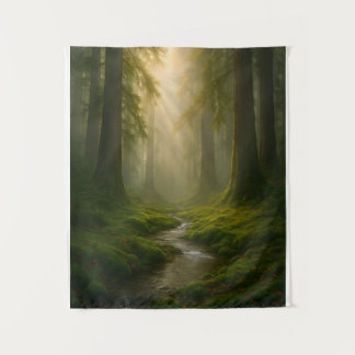 Flüsterwald Wandteppich