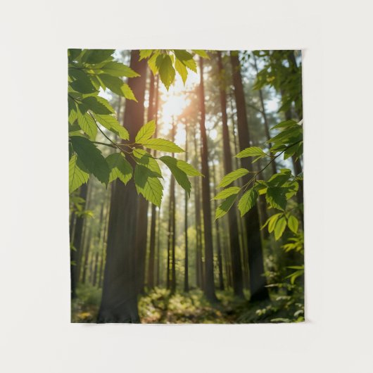 Flüsterwald Wandteppich (Vorderseite)