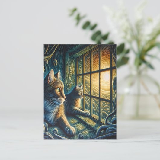 Flüsterwatchers Postkarte (Stehend Vorderseite)