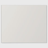 Flüsterweiß Solid Color | Classic | elegant Geschenkpapier (Flach)