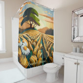 Flüsterweizen Duschvorhang (Beispiel)