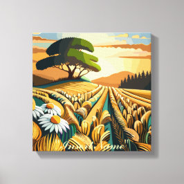 Flüsterweizen Leinwanddruck