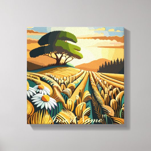 Flüsterweizen Leinwanddruck (Vorderseite)