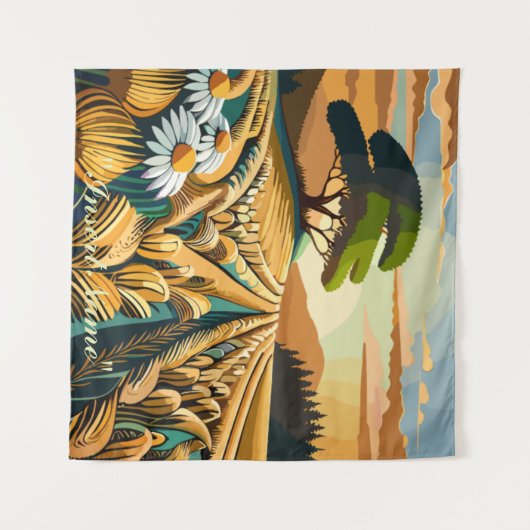 Flüsterweizen Wandteppich (Vorderseite (Horizontal))