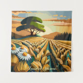 Flüsterweizen Wandteppich (Vorderseite)