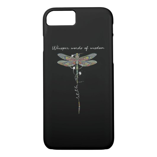 Flüsterwörter der Weisheit Brocade Dragonfly Case-Mate iPhone Hülle (Rückseite)