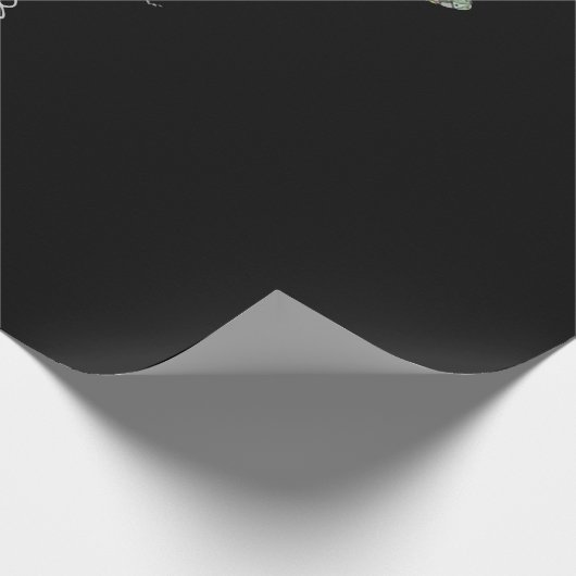 Flüsterwörter der Weisheit Brocade Dragonfly Geschenkpapier (Ecke)