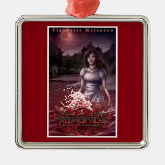 Flut-Abdeckungs-erstklassige quadratische Silbernes Ornament