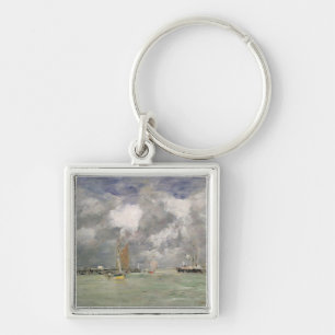 Flut bei Trouville, c.1892-96 (Öl auf Platte) Schlüsselanhänger