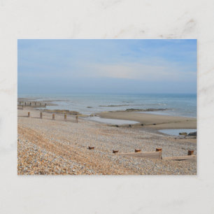 Flut Bexhill auf See Postkarte
