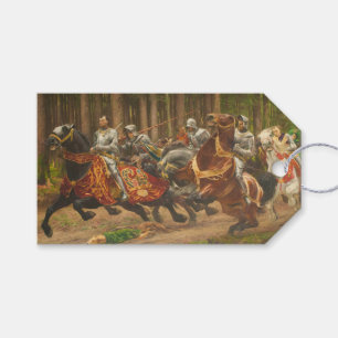 Flut Charles des Kühnen auf dem Pferd Geschenkanhänger
